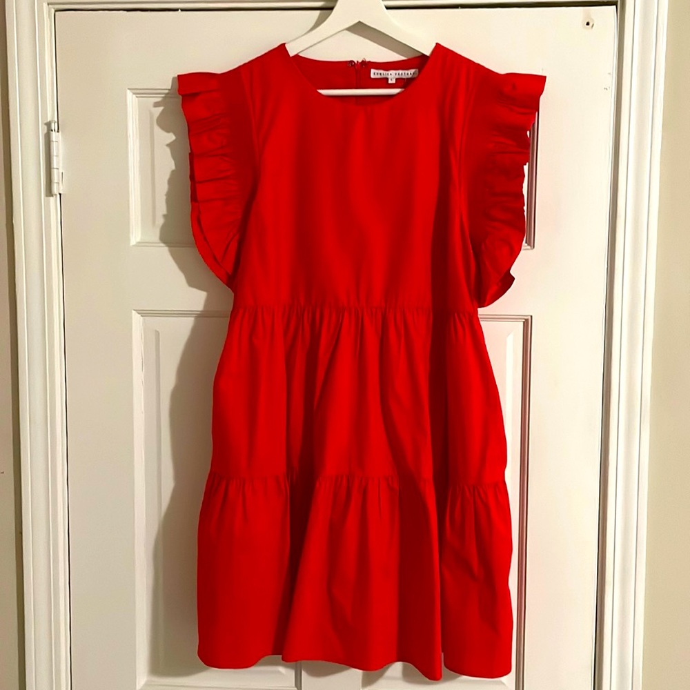 Red dress, like new!
